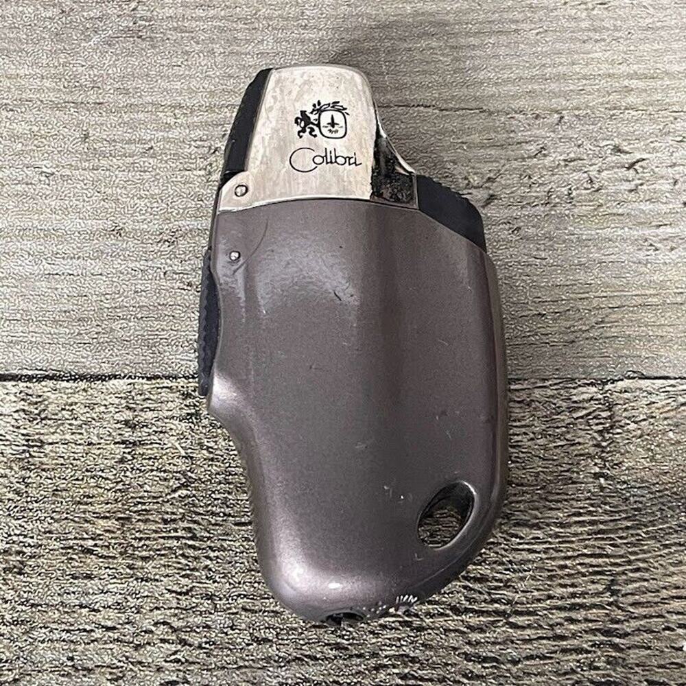 Colibri Japan Gray Black with Silver Trim 9300 labels As Is